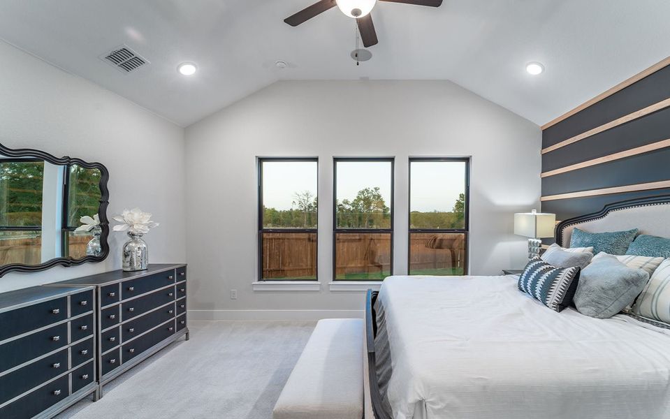 Representative furnished interior of a home built from the Dakota by CastleRock Communities in Hughes Landing, Dickinson (Image 12).