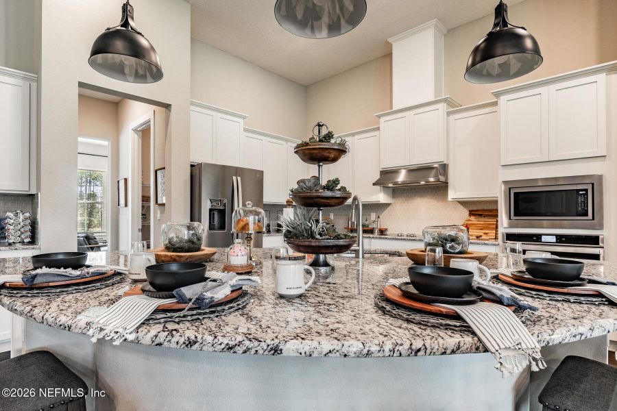 Furnished interior view inside a new home in , Hilliard (Image 8).