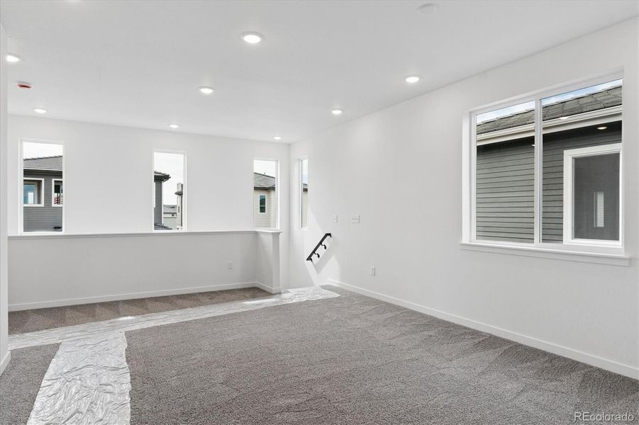 Spacious, unfurnished interior of a new home in The Summit at Meridian, Englewood (Image 22).