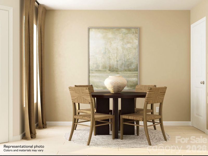 Furnished interior view inside a new home in Bakers Creek, Kannapolis (Image 5).