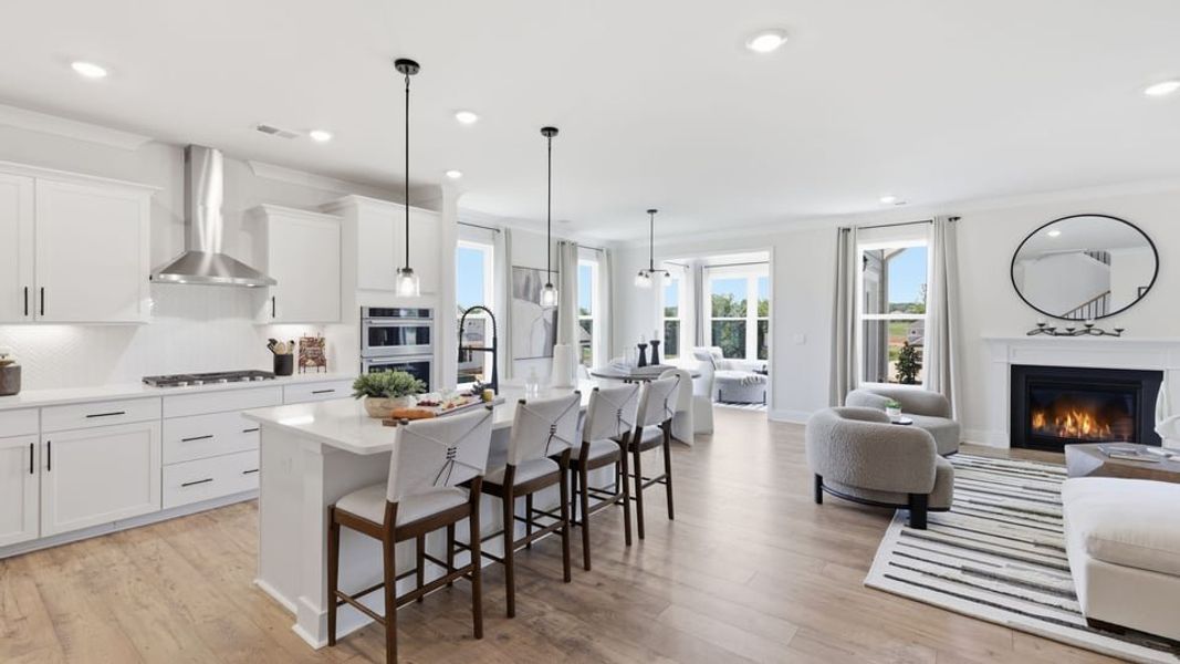 Furnished interior view inside a new home in Adams Glen, Greenville (Image 13).