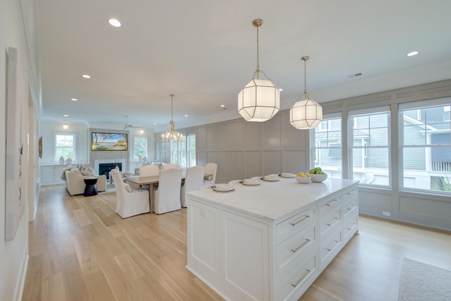 Furnished interior view inside a new home in Daniel Island Park, Charleston (Image 7).
