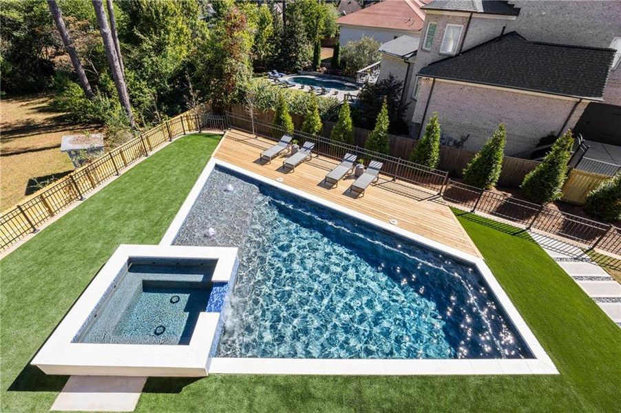 Exterior details and patio area of a home in , Atlanta (Image 38). Exterior details and patio area of a home in , Atlanta (Image 38).