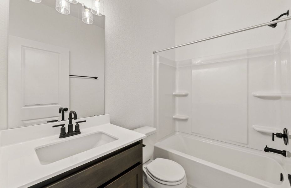 Furnished interior view inside a new home in Patterson Ranch, Georgetown (Image 6).