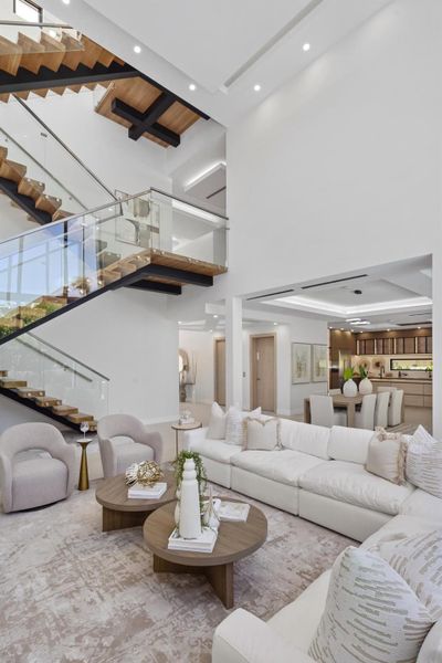 Furnished interior view inside a new home in , Boca Raton (Image 15). Furnished interior view inside a new home in , Boca Raton (Image 15).