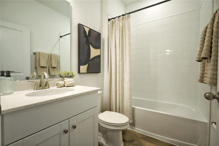 Furnished interior view inside a new home in , Okahumpka (Image 14).