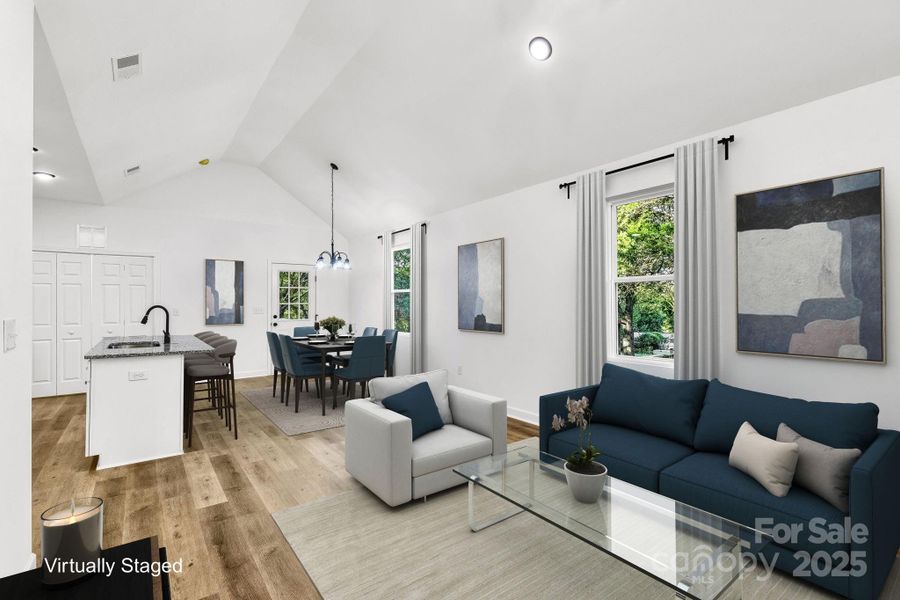 Furnished interior view inside a new home in , Statesville (Image 10). Furnished interior view inside a new home in , Statesville (Image 10).