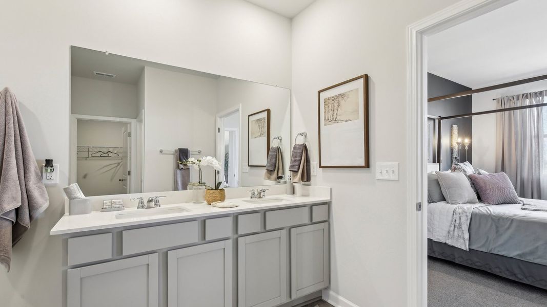 Furnished interior view inside a new home in The Parks, White House (Image 38).