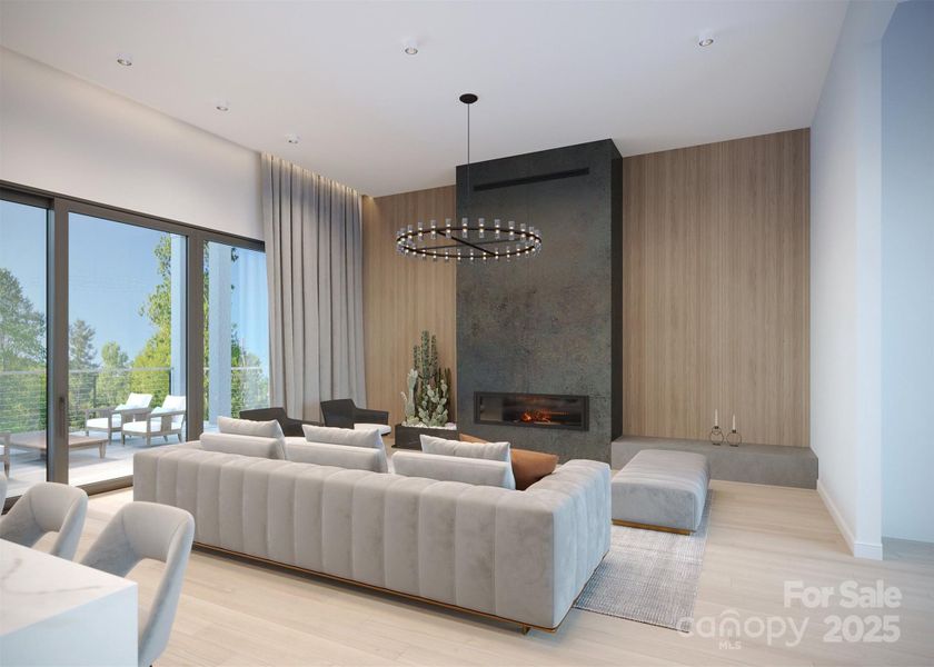 Furnished interior view inside a new home in , Arden (Image 12).