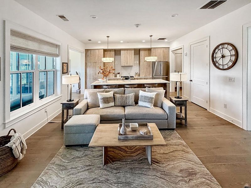 Furnished interior view inside a new home in , Charleston (Image 41).
