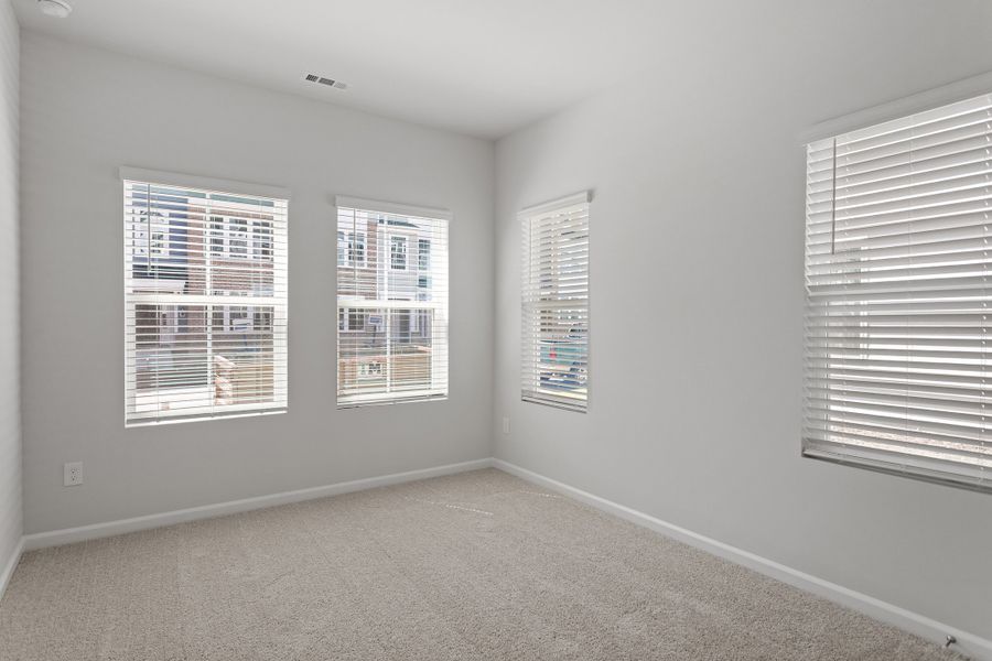 Spacious, unfurnished interior of a new home in Renaissance at White Oak, Garner (Image 23). Spacious, unfurnished interior of a new home in Renaissance at White Oak, Garner (Image 23).