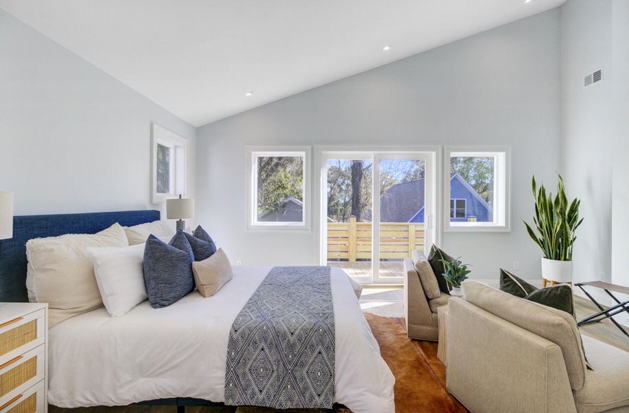 Furnished interior view inside a new home in , Charleston (Image 37).