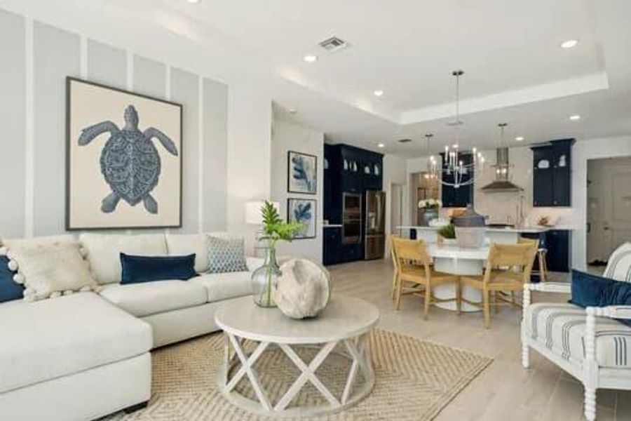 Furnished interior view inside a new home in , Summerville (Image 11).