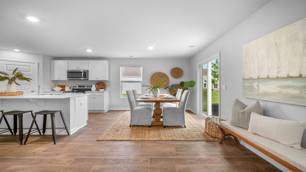 Representative furnished interior of a home built from the Hartsville by D.R. Horton in Rice Hope, Port Wentworth (Image 13).