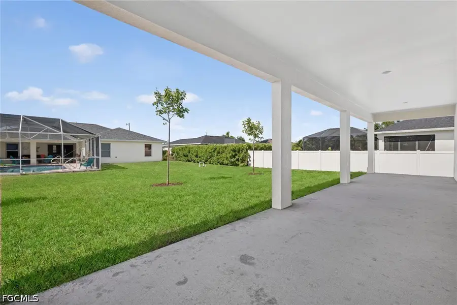 Exterior details and patio area of a home in Cape Coral, Cape Coral (Image 2). Exterior details and patio area of a home in Cape Coral, Cape Coral (Image 2).