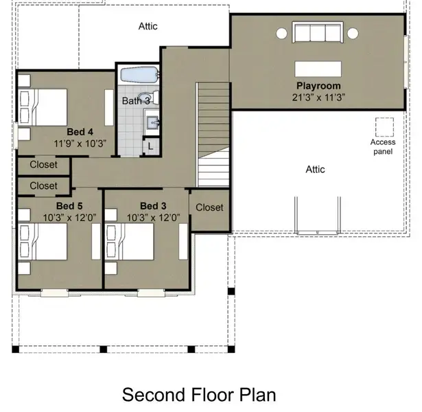 View of home floor plan
