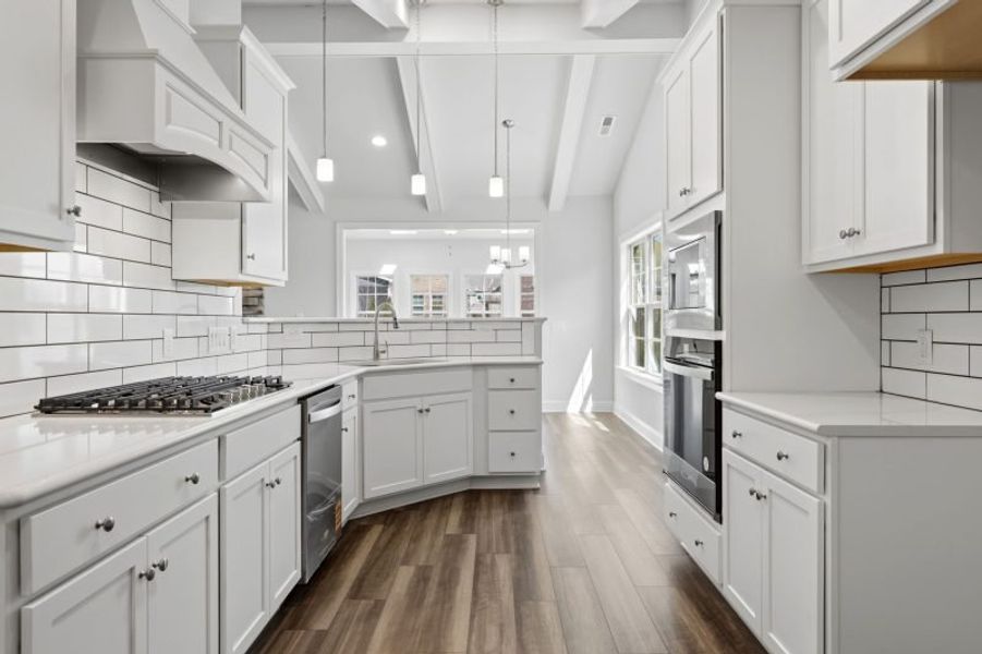 Furnished interior view inside a new home in Weybridge, Burlington (Image 9).