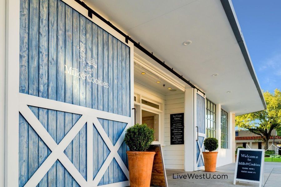 [Tiny's Milk & Cookies] Located at 3636 Rice, is a walk-up bakery, coffee and ice cream shop. Have just one of their chocolate chip cookies and you'll be hooked.