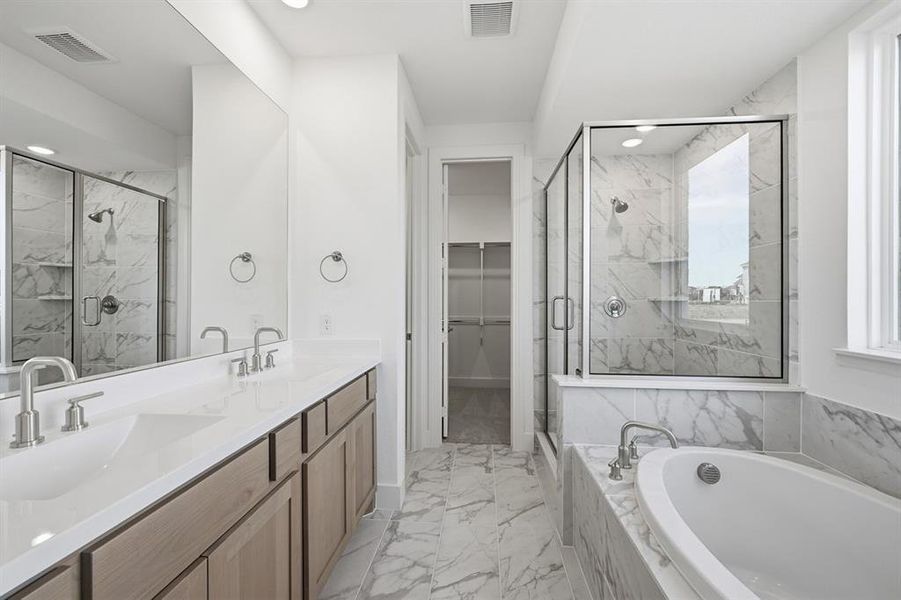 Furnished interior view inside a new home in Mosaic, Celina (Image 9).