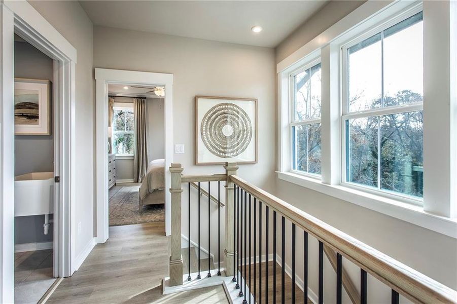 Furnished interior view inside a new home in The Groves at Myrtle: Myrtle Street, Roswell (Image 17).
