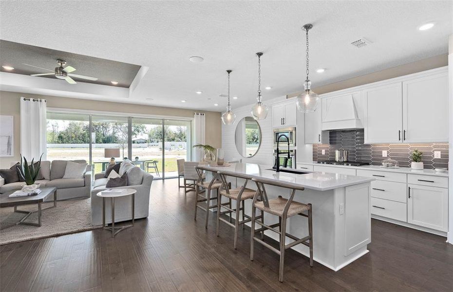 Furnished interior view inside a new home in Sunrise Estates, West Melbourne (Image 7).