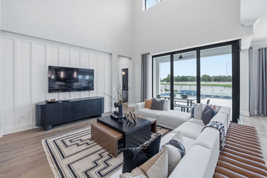 Representative furnished interior of a home built from the Livingston II by DiVosta in Amara, Lake Worth (Image 33). Representative furnished interior of a home built from the Livingston II by DiVosta in Amara, Lake Worth (Image 33).