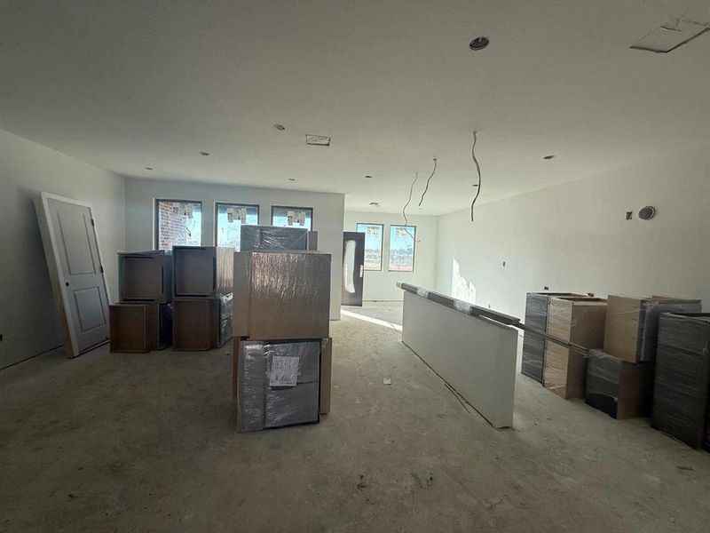 Kitchen Construction Progress