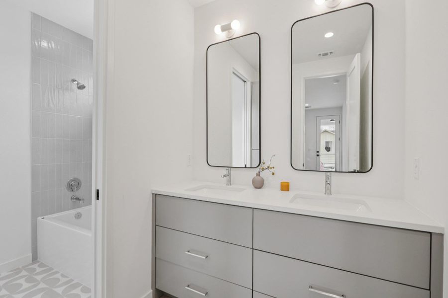 Furnished interior view inside a new home in , Austin (Image 18).