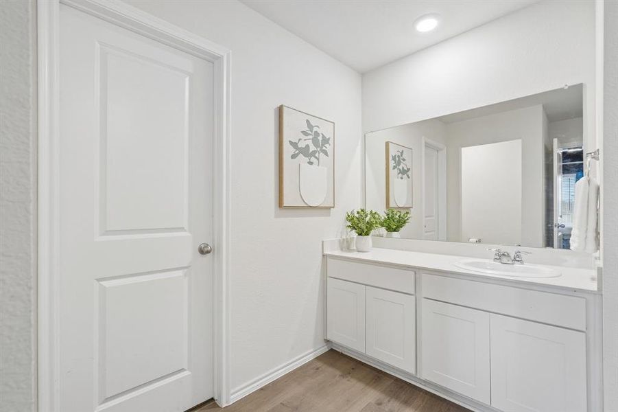 Furnished interior view inside a new home in Frontier Pointe, Princeton (Image 26).