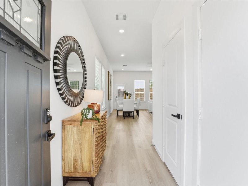 Furnished interior view inside a new home in , Houston (Image 7).