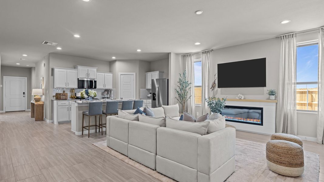 Representative furnished interior of a home built from the Lexington by D.R. Horton in Legacy South, Midland (Image 11). Representative furnished interior of a home built from the Lexington by D.R. Horton in Legacy South, Midland (Image 11).