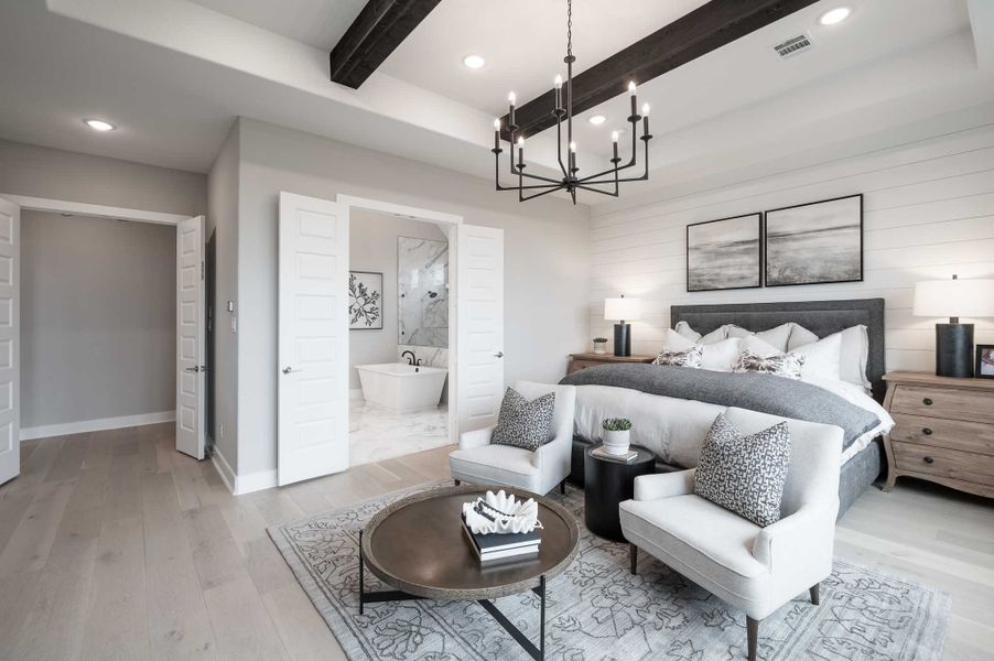 Representative furnished interior of a home built from the Milan by Tri Pointe Homes in Dunham Pointe, Cypress (Image 32).