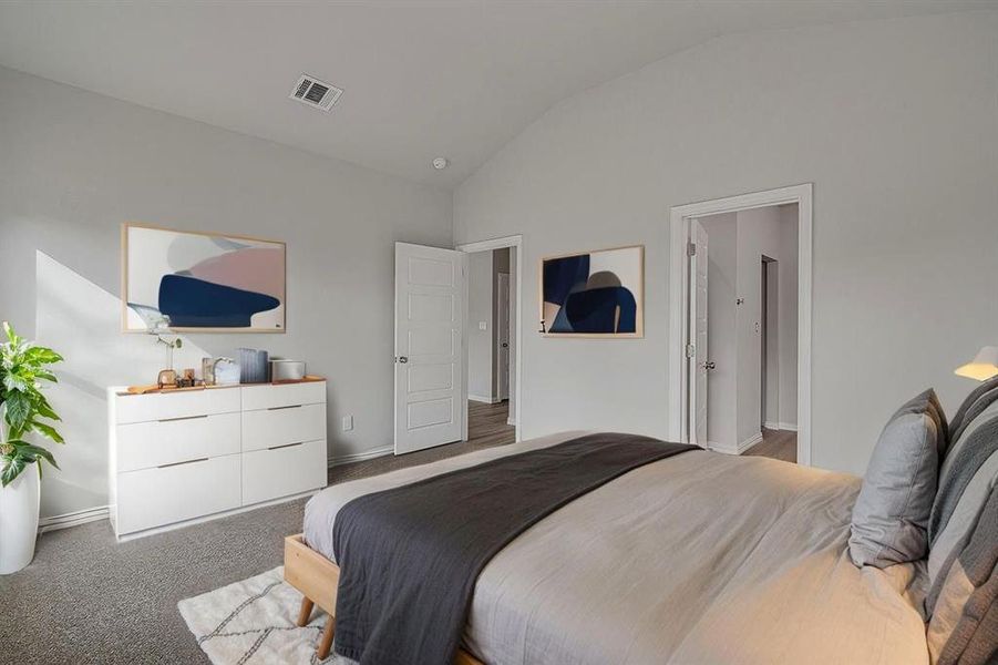 Furnished interior view inside a new home in , Fort Worth (Image 14).