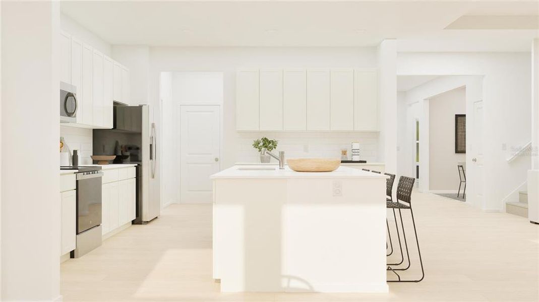 Furnished interior view inside a new home in Bridgewalk: Executive Collection, St. Cloud (Image 18). Furnished interior view inside a new home in Bridgewalk: Executive Collection, St. Cloud (Image 18).