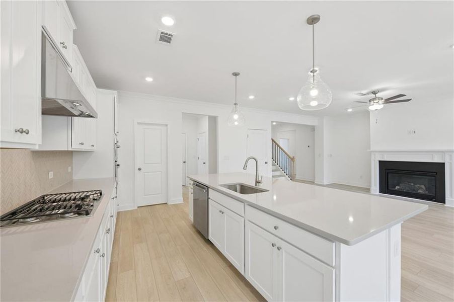Furnished interior view inside a new home in Bailey Fence, Dacula (Image 36).