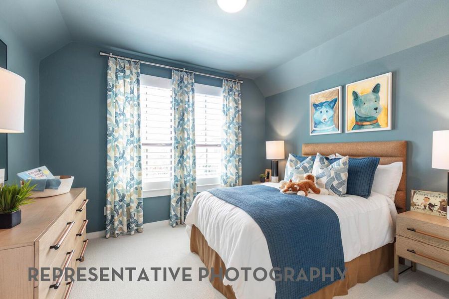 Furnished interior view inside a new home in Santa Rita Ranch, Liberty Hill (Image 31).