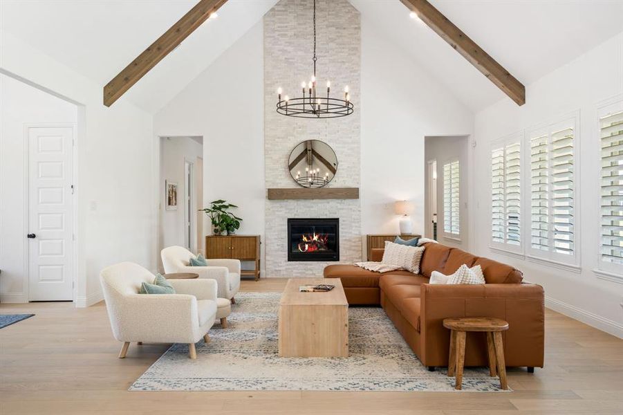 Premium luxury vinyl pine flooring throughout; completely carpet-free.
