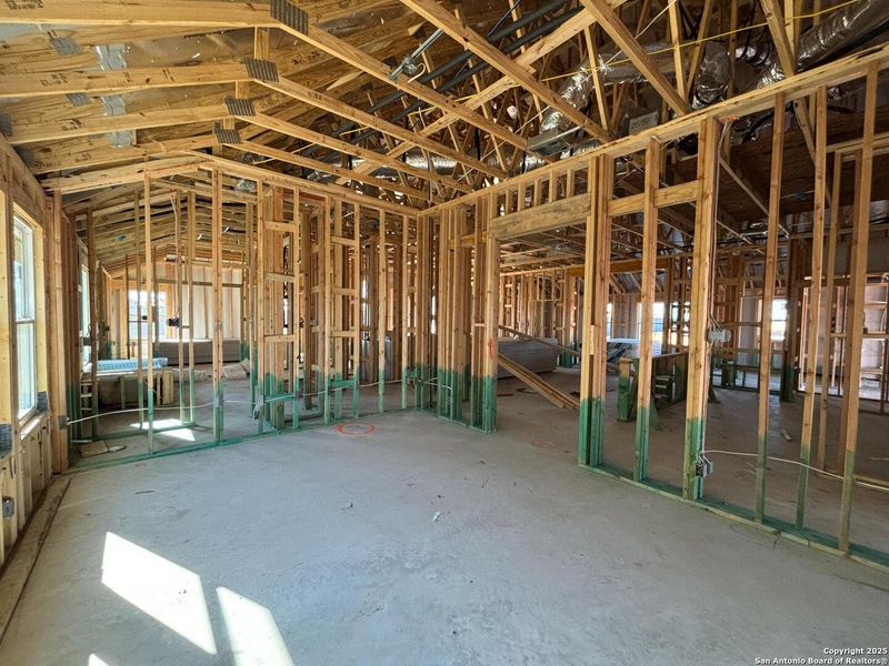In-progress construction of a new home in Saddlebrook Ranch, Schertz, TX (Image 31).