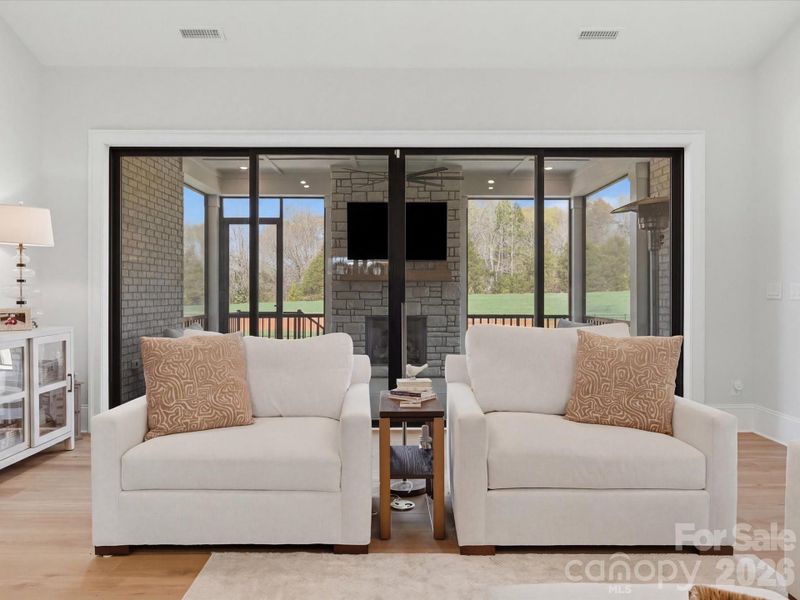 Furnished interior view inside a new home in Broadmoor at Marvin, Marvin (Image 10).