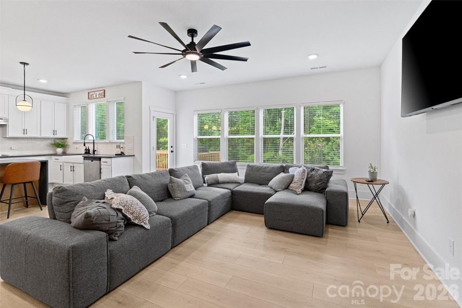 Furnished interior view inside a new home in , Statesville (Image 10).
