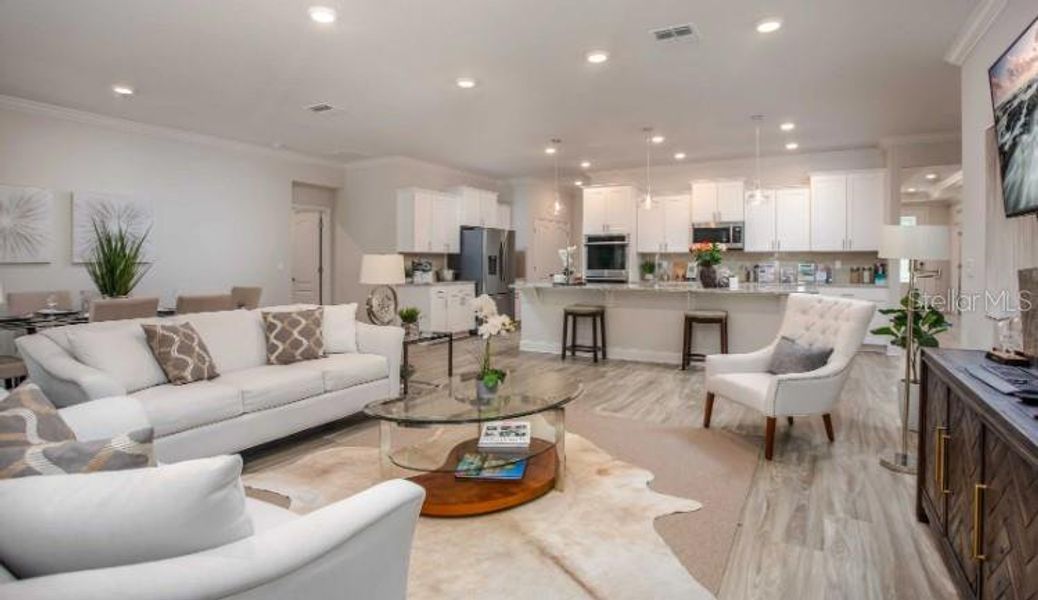 Furnished interior view inside a new home in Sugarmill Woods, Homosassa (Image 11). Furnished interior view inside a new home in Sugarmill Woods, Homosassa (Image 11).