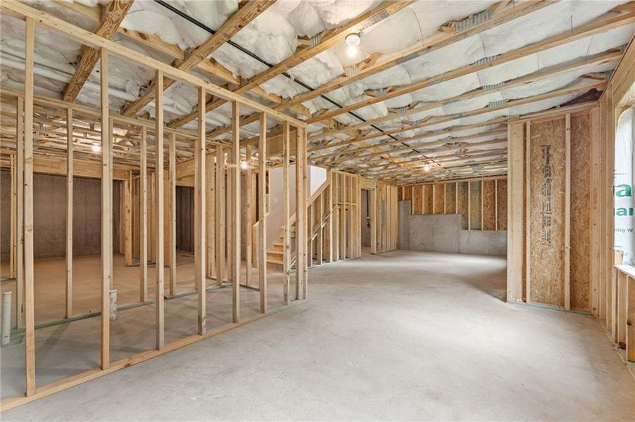 In-progress construction of a new home in Hellen Valley, Braselton, GA (Image 37).