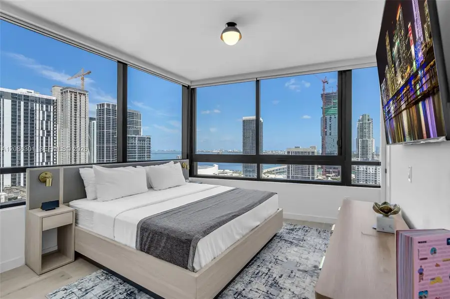 Furnished interior view inside a new home in , Miami (Image 10).