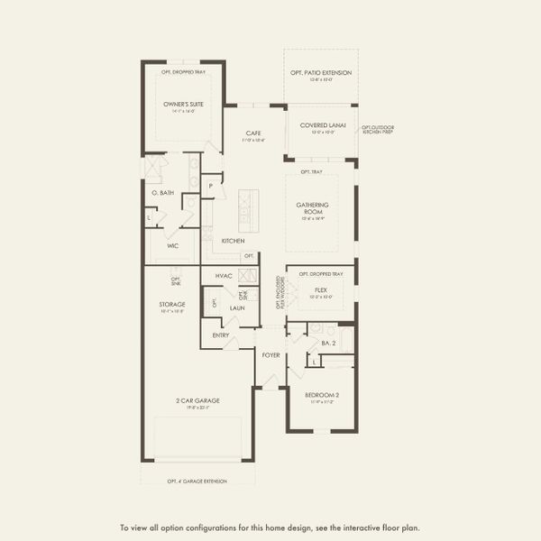2D floor plan layout for the Mystique by Del Webb in Del Webb Explore North River Ranch, Parrish, FL (Image 4). 2D floor plan layout for the Mystique by Del Webb in Del Webb Explore North River Ranch, Parrish, FL (Image 4).