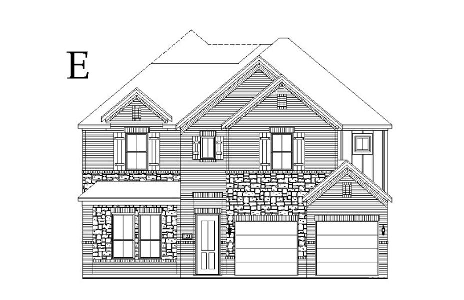 Representative rendering of the exterior for the Kerrville by Windsor Homes (Image 23).
