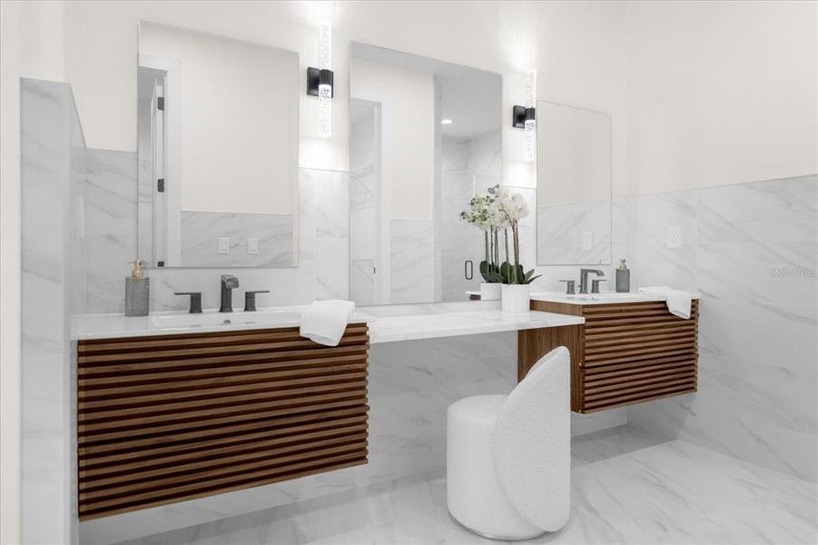 Furnished interior view inside a new home in , Rotonda West (Image 33).