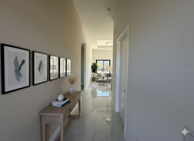 Furnished interior view inside a new home in , North Port (Image 9).