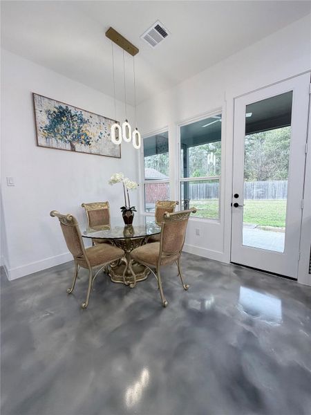 Furnished interior view inside a new home in , Houston (Image 12).