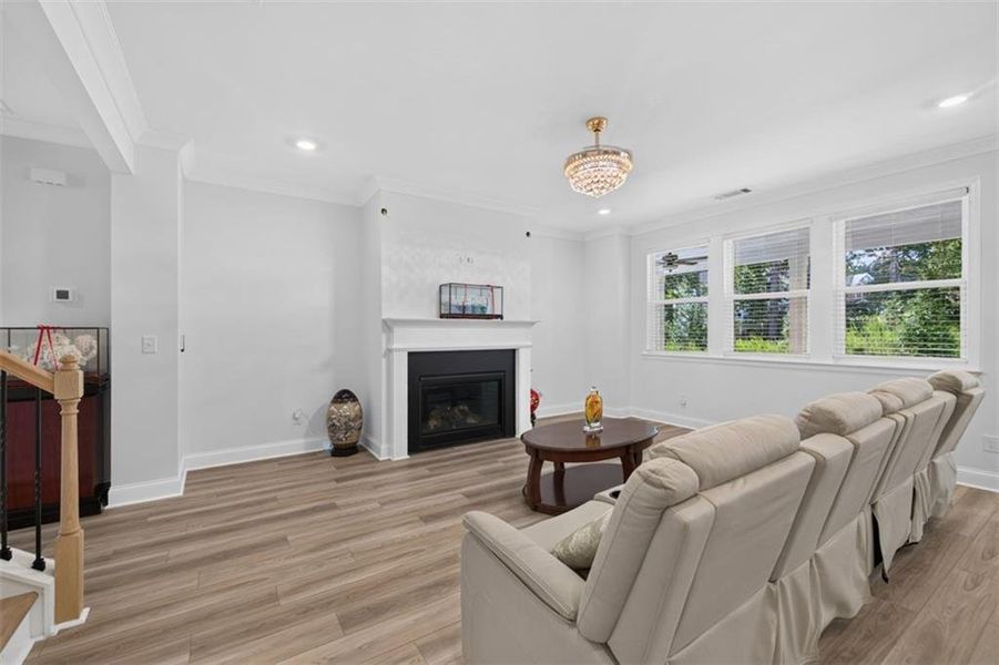 Furnished interior view inside a new home in Bailey Fence, Dacula (Image 44).