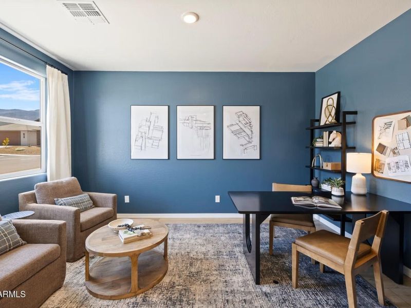 Furnished interior view inside a new home in Vineyards at Cottonwood, Cottonwood (Image 8).